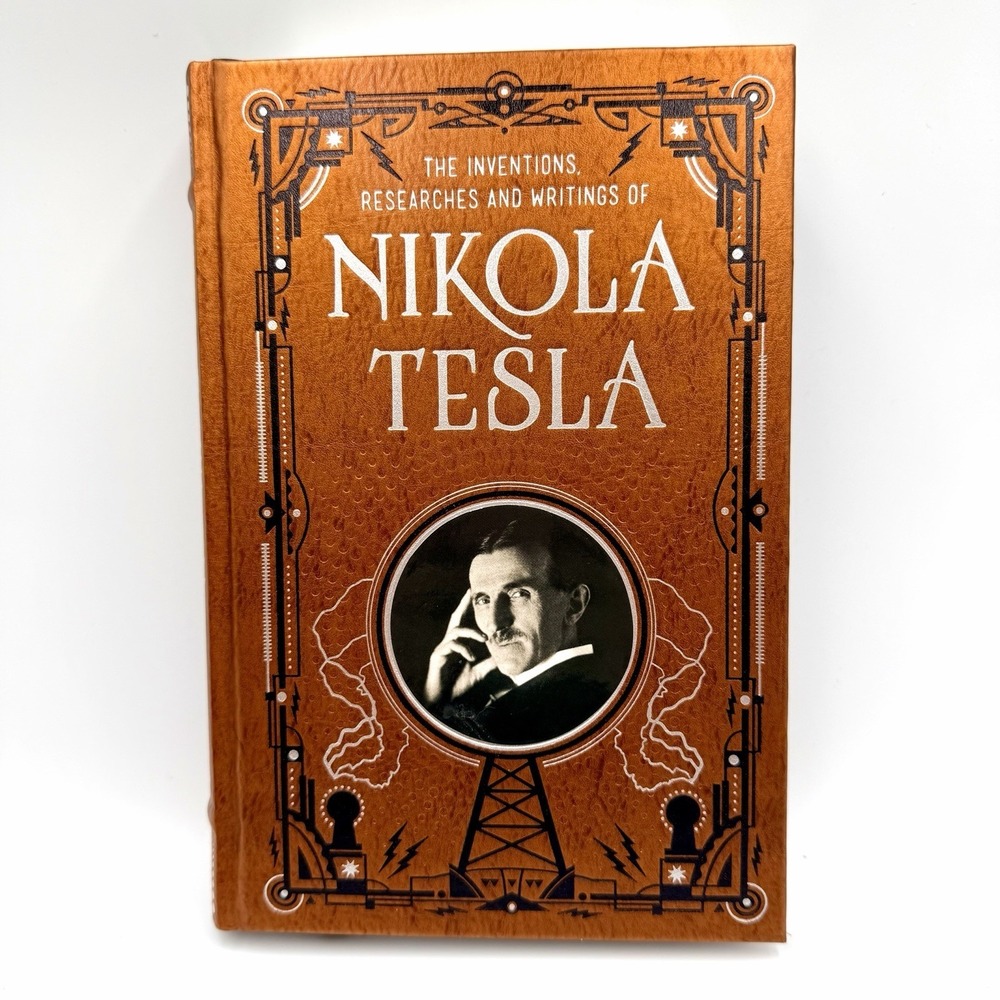 NEW Inventions Researches & Writings of Nikola Tesla Barnes Noble Leatherbound